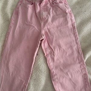 Zara High Rise Pink Women's Jeans